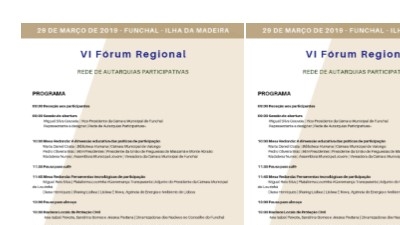 VI Fórum Regional da RAP