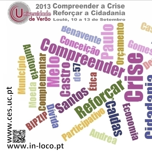 UV 2013 - “Compreender a Crise, Reforçar a Cidadania”