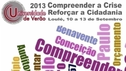 UV 2013 - “Compreender a Crise, Reforçar a Cidadania”