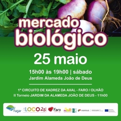 Este sábado visite o Mercado Biológico de Faro